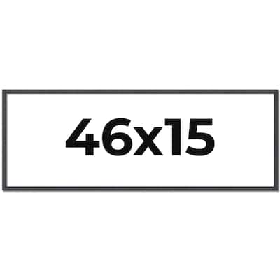46x15 Frame Brown Solid Wood Picture Frame - Complete Modern Photo