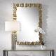 preview thumbnail 3 of 4, Uttermost Lev Antique Gold Mirror - 34"x 48.5"