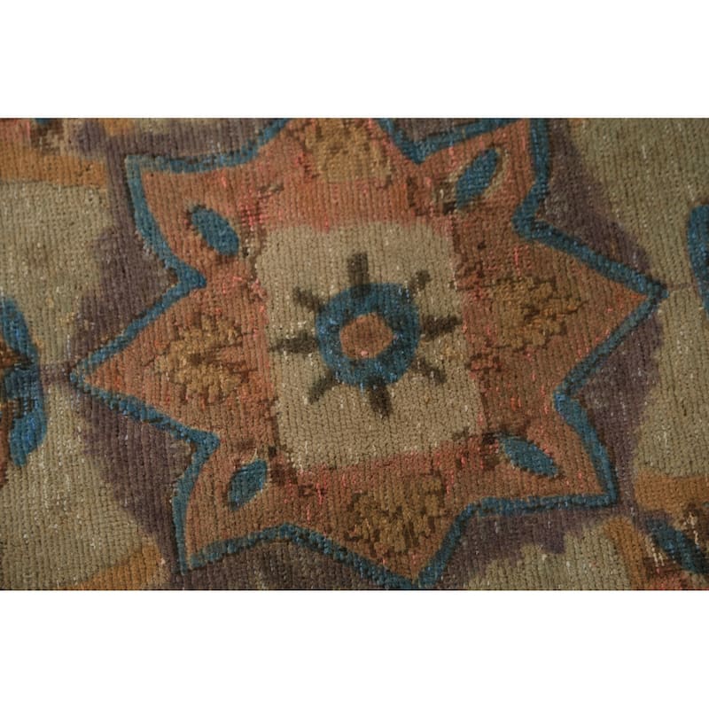 Floral Tabriz Persian Rug Traditional Hand-Knotted Wool Carpet - 9'7"x 12'4"