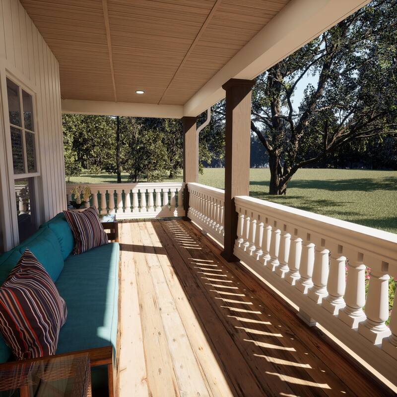 Fiberthane 700 Series Oxford Baluster, Factory Primed