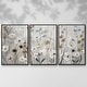 preview thumbnail 9 of 18, Misty Meadow Field - Multi Piece Framed Canvas 16 x 24 - Black