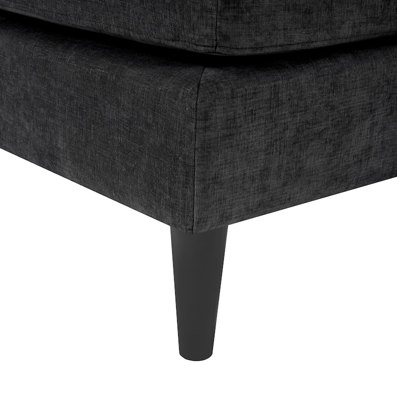 Christopher Knight Home - Alora Modern Upholstered Chaise Lounge Sofa Bed with Dual-Layer Armrests and Flexible Layout Design