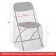 preview thumbnail 2 of 9, 10 Elegant Wedding/Party Folding Chair Covers - Polyester Cloth