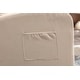 preview thumbnail 7 of 11, Jiada Upholstered Swivel Glider.Rocking Chair For Nursery In Beige.Modern Style One Left Bag - 27.95 x 26.77 x 39.37