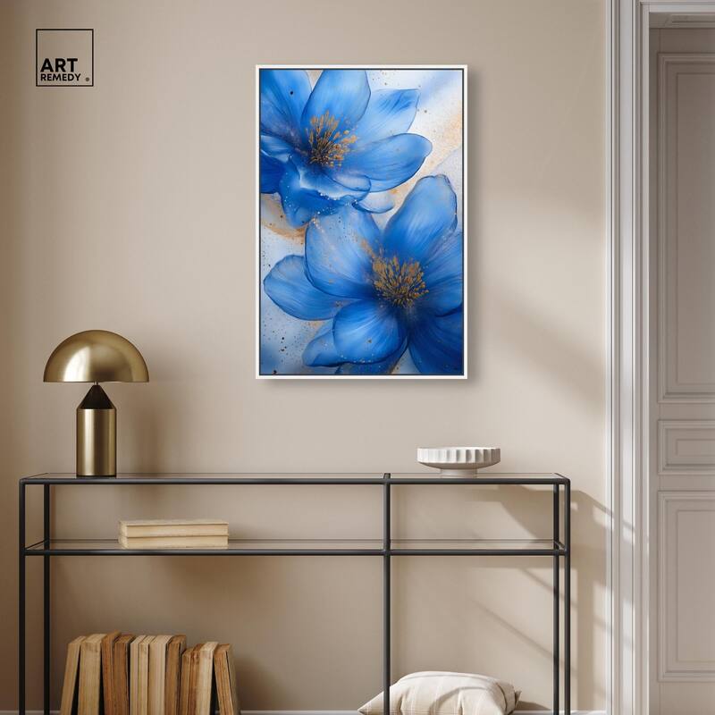 Twilight Teal Tint II Canvas by Art Remedy