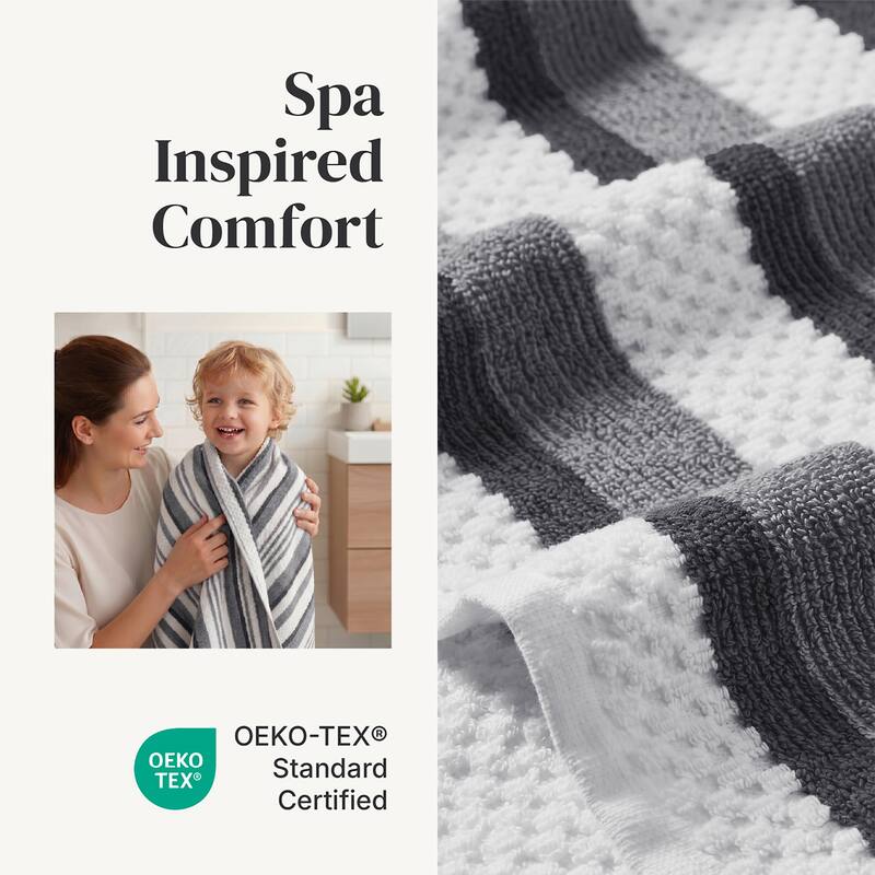 Modern Threads Pax 6-Piece Yarn Dyed 100-Percent Cotton Towel Set