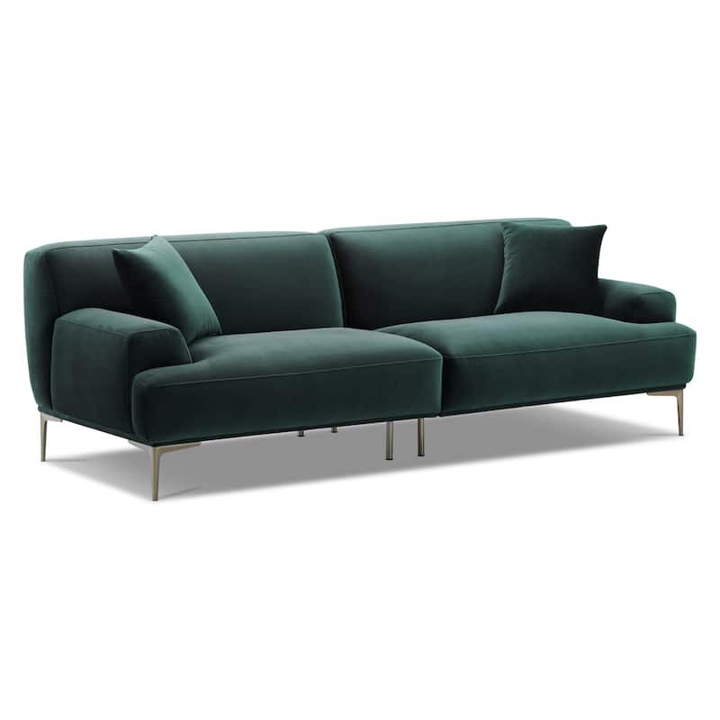 Mineta 92" Velvet Performance Fabric Sofa - Amalfi Blue
