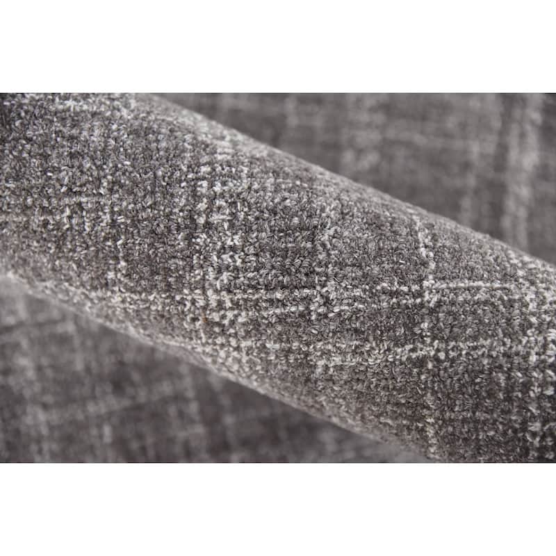Copper Grove Clare Plaid Hand-Tufted Wool Area Rug
