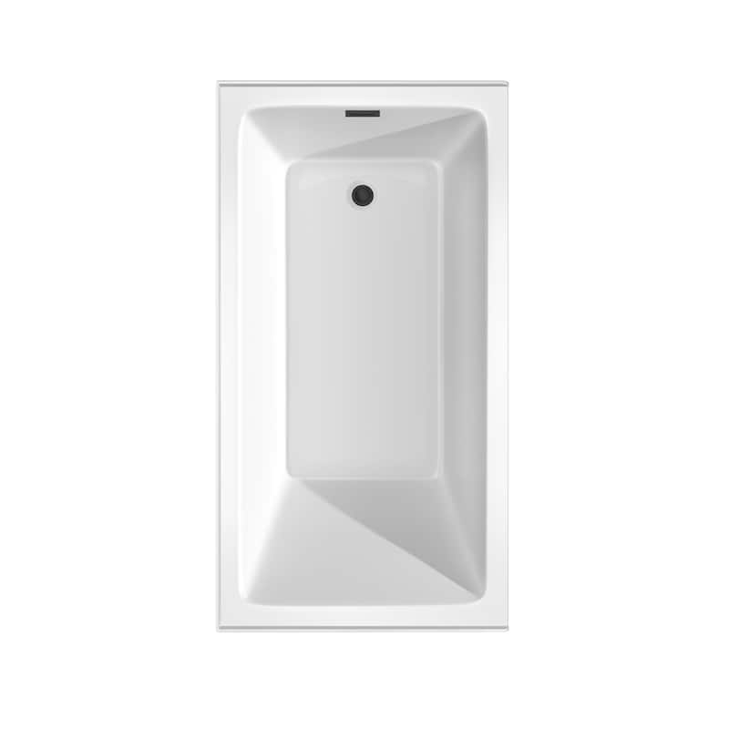 Wyndham Collection WCBTW16032R18 Grayley 60" Three Wall Alcove Acrylic