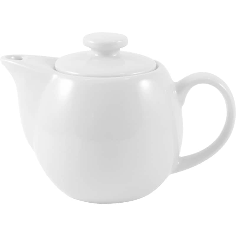 Omniware Teaz 1-2 Cup Teapot with Infuser - 14 oz - White