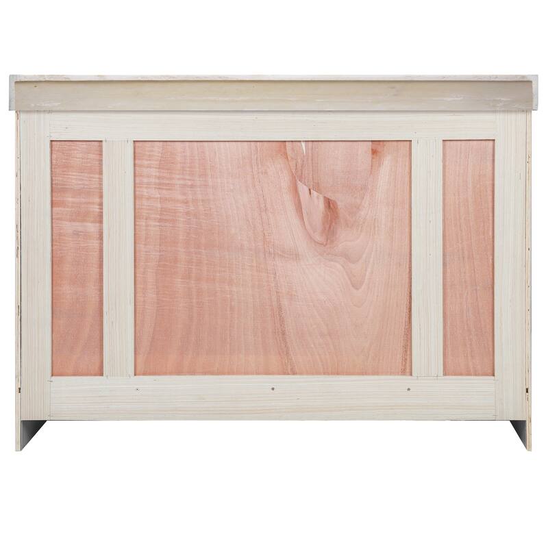 Brookings 49 Inch Fully Assembled Bath Vanity with Ivory Swirl Top