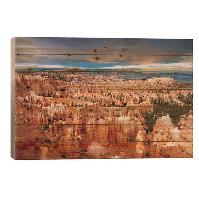 Last Light, Bryce Canyon National Park, Utah, USA Print On Wood by Matteo Colombo - Multi-Color - 26x40x1.5