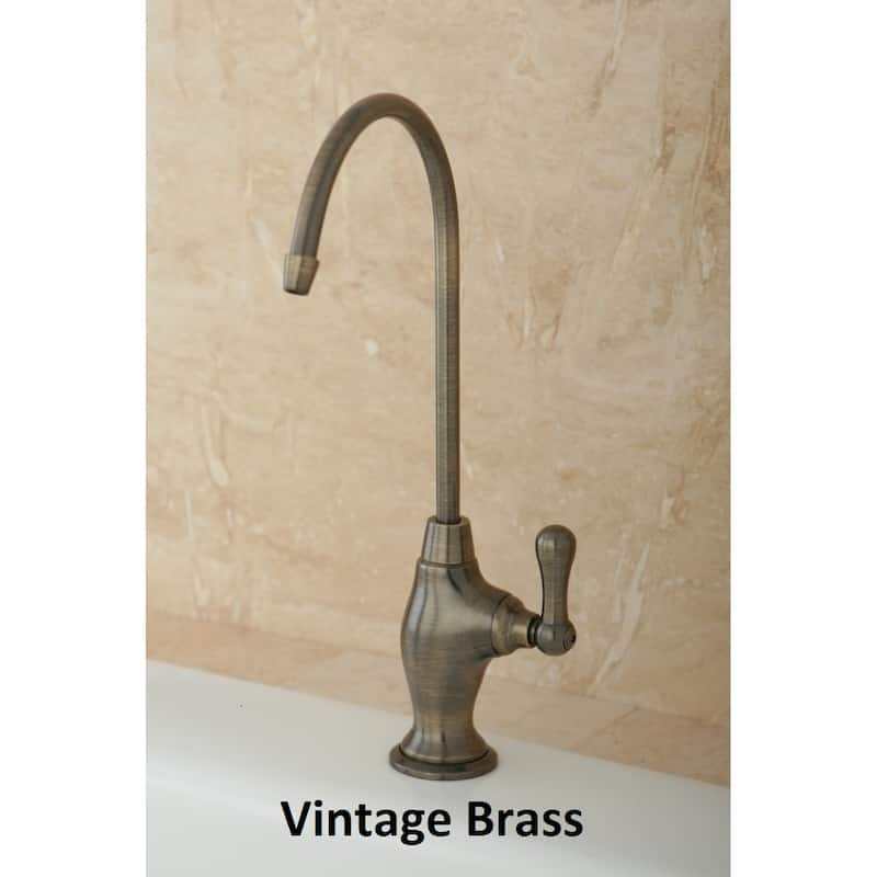 Kingston Brass Brushed Nickel Single-handle Brass Water Filter Faucet - Vintage Brass