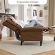 preview thumbnail 24 of 46, HOMYKA Upholstered Chaise Lounge with Nail Trim for Living Room