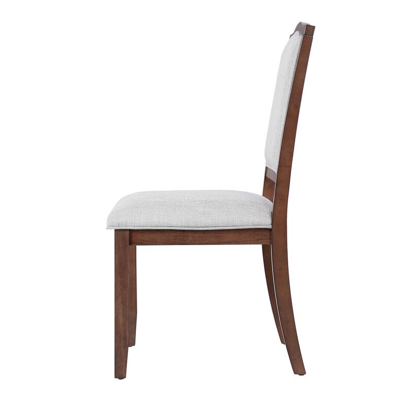 Farmhouse Dining Chairs Set of 4, Upholstered Dining Chairs with High Back, Modern Seating for Kitchen, Bedroom & Living Room