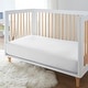 preview thumbnail 1 of 3, Organic Cotton Waterproof Pique Knit Crib Mattress Cover