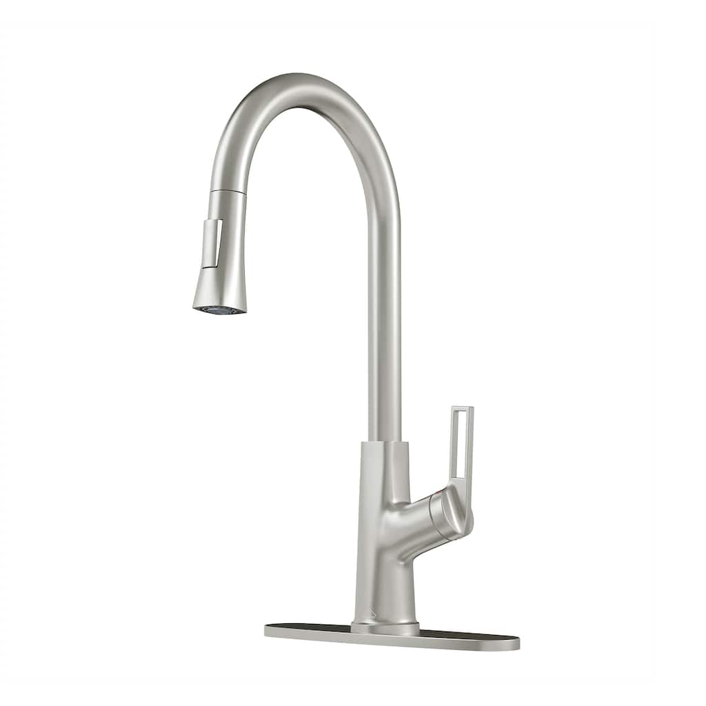 Single Handle Pull-Down Sprayer Kitchen Faucet