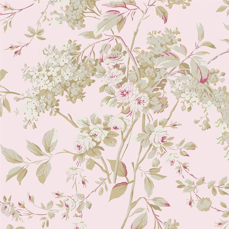 Shabby Chic by Rachel Ashwell Chelsea Pink Wallpaper