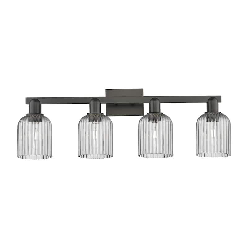 Innovations Lighting Downtown Urban - Bridal Veil - 4 Light 32" Bath Vanity Light