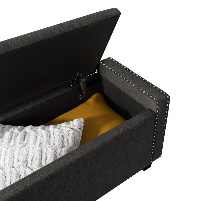 Luna Upholstered Storage Bench