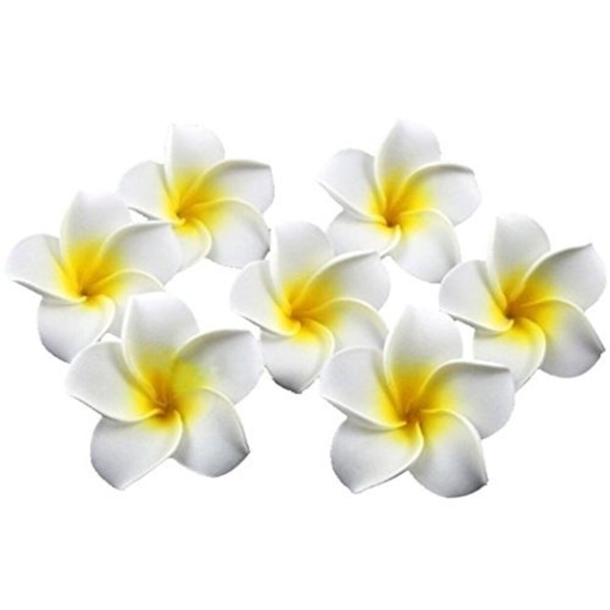 Shop Healthcom Premium Hawaiian Foam Flower White Artificial