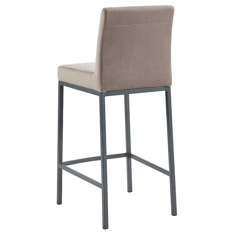 Velvet Counter Stool (Set of 2) - N/A
