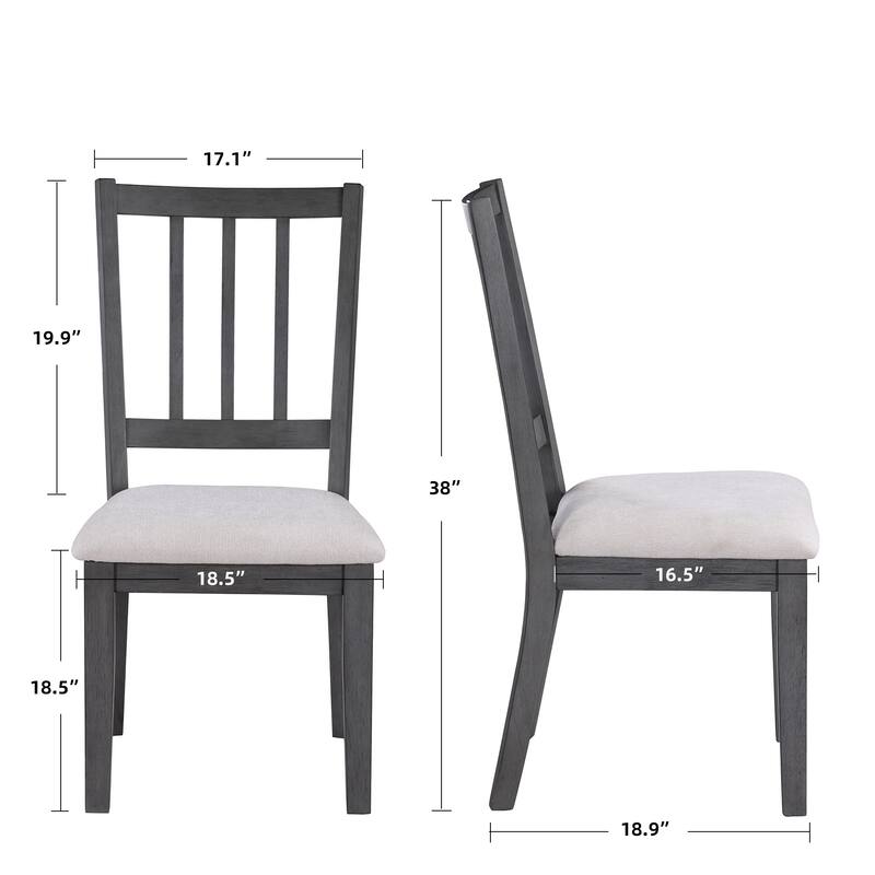Lake Charles 5-Piece X-Base 42" Diameter Round Table Wood Dining Sets