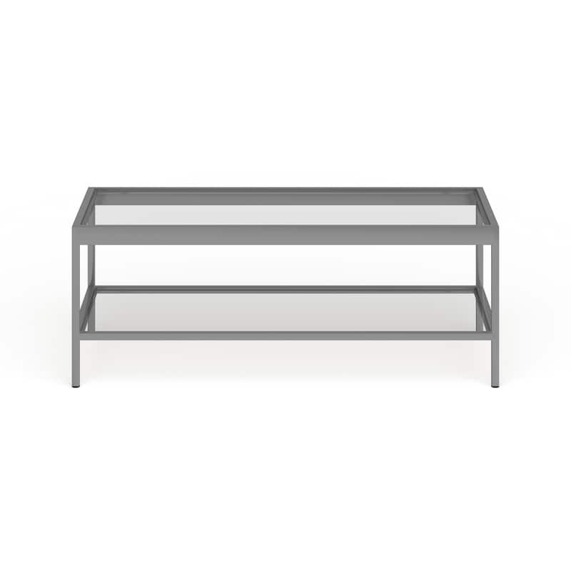 Alexis Metal and Glass Coffee Table