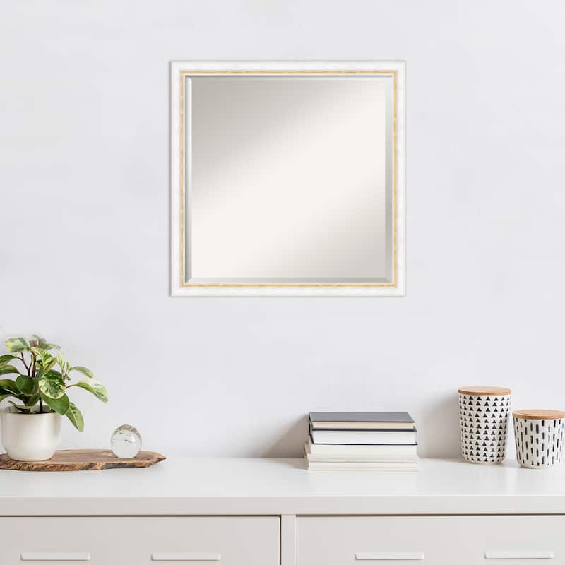 Morgan Beveled Wood Framed Wall Mirror