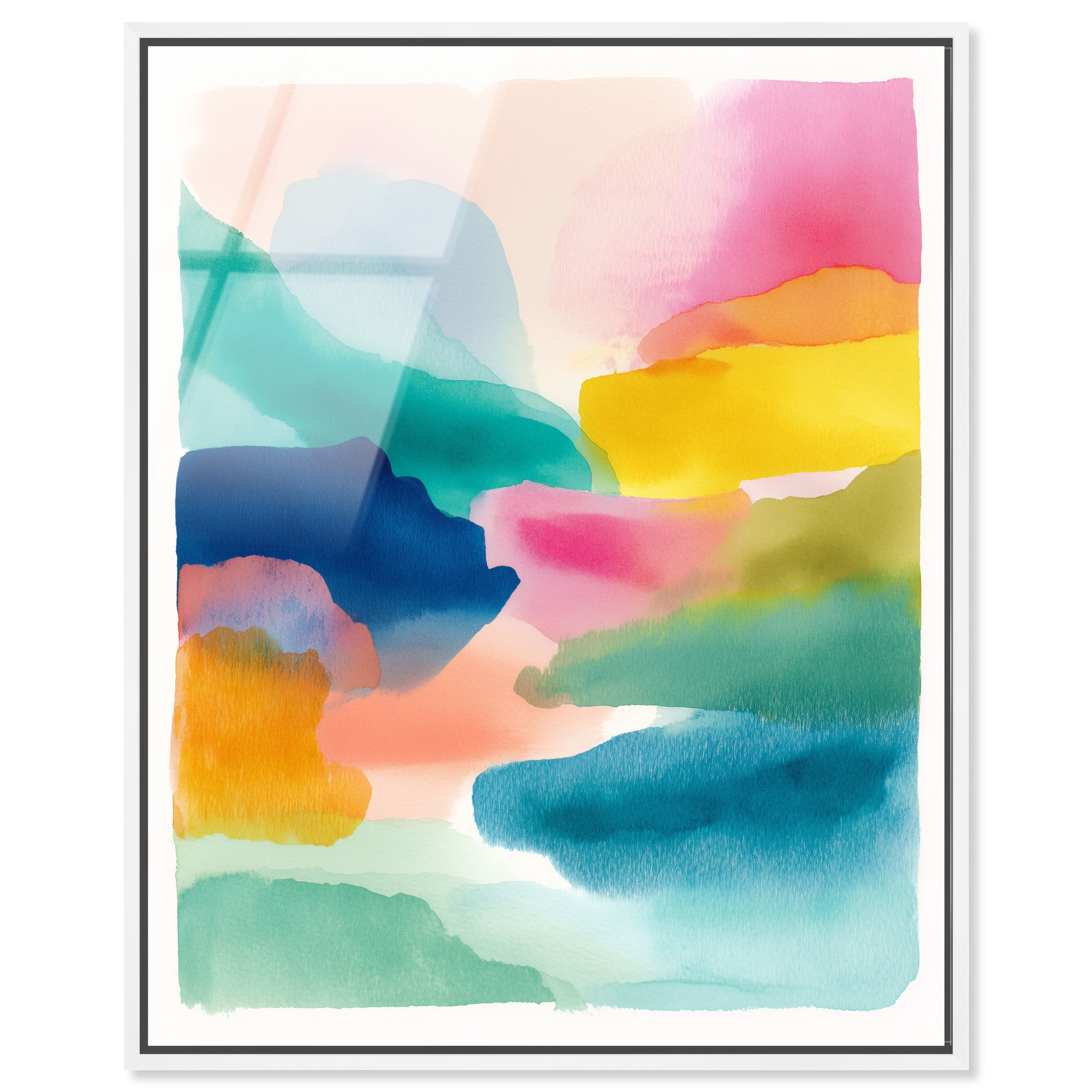 Dreamy Vistas III Whimsy Coastal Art Acrylic Print by Art Remedy