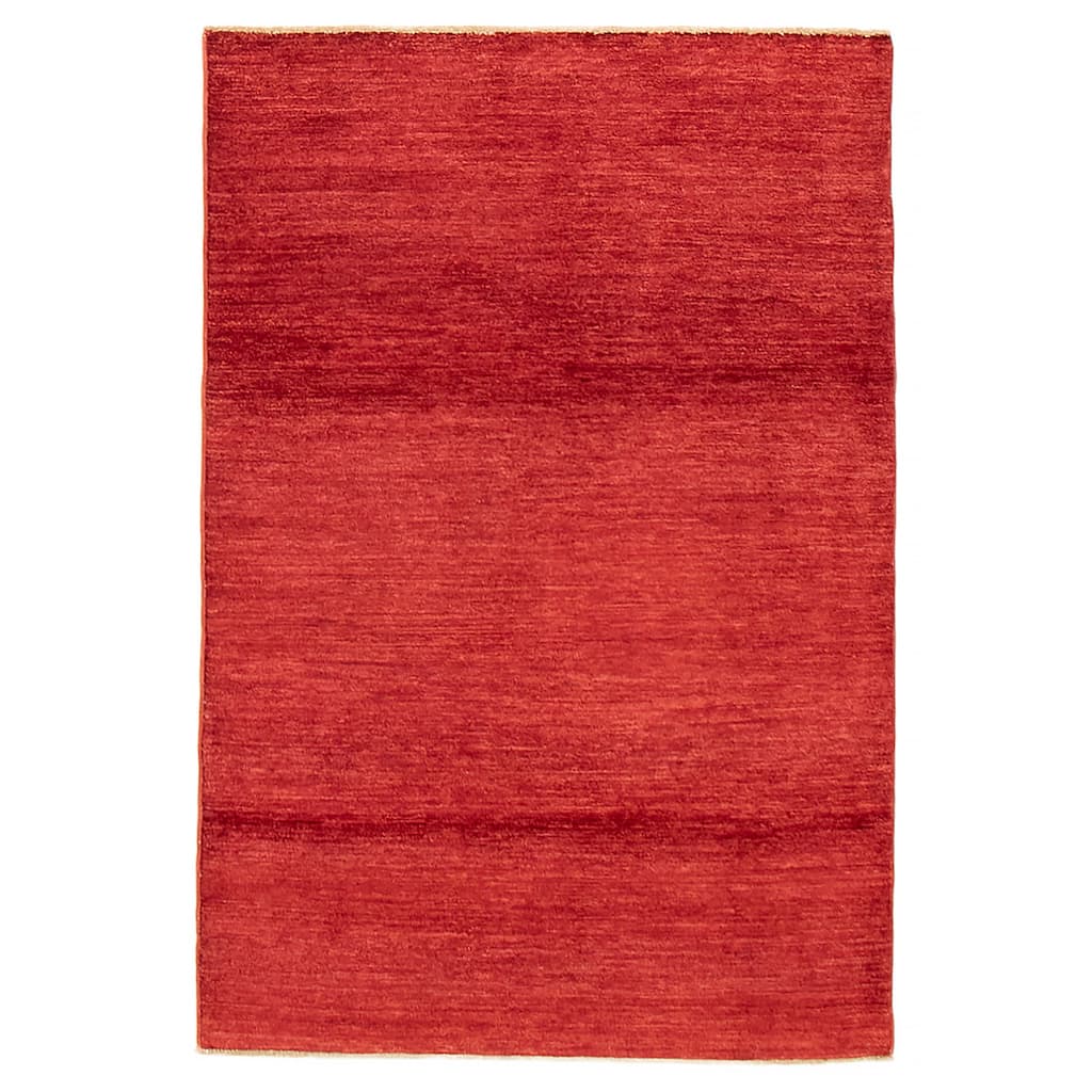 Pak Finest Gabbeh Red Rug 3'11" x 6'0" - 3'11 x 6'0