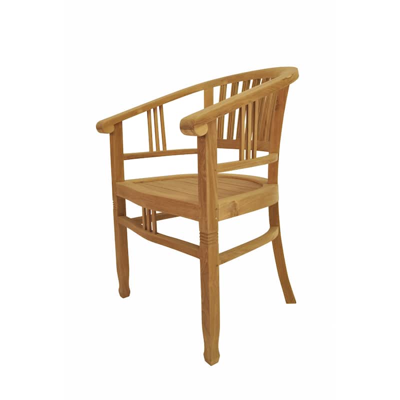 Captain Teak Outdoor Dining Chair - N/A