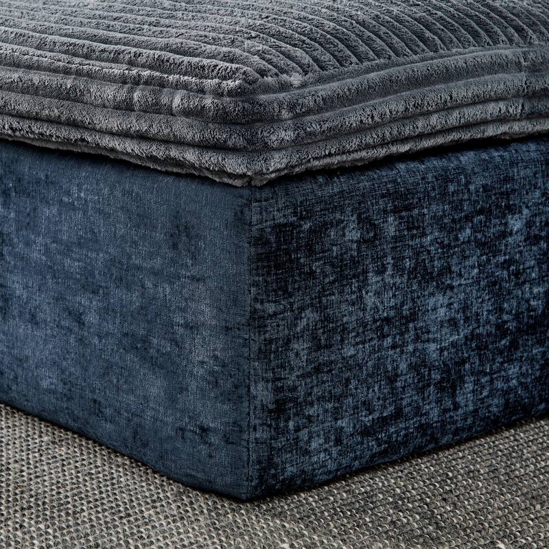 142" Modular U-Shaped Sectional Sofa, No Assembly Required, DIY Combination