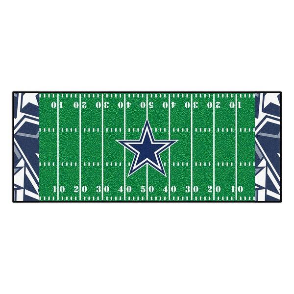 Shop Nfl Dallas Cowboys Football Field Runner Mat Area Rug