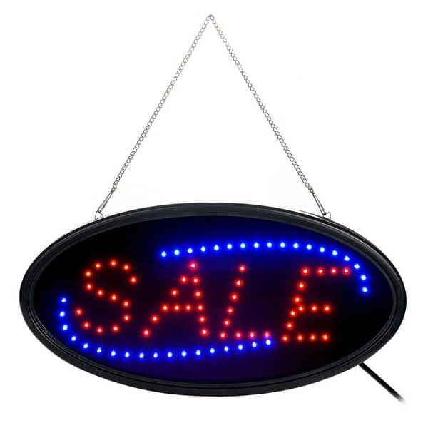Open Door Sign Neon LED Light Animated Motion Flashing Steady Business ...