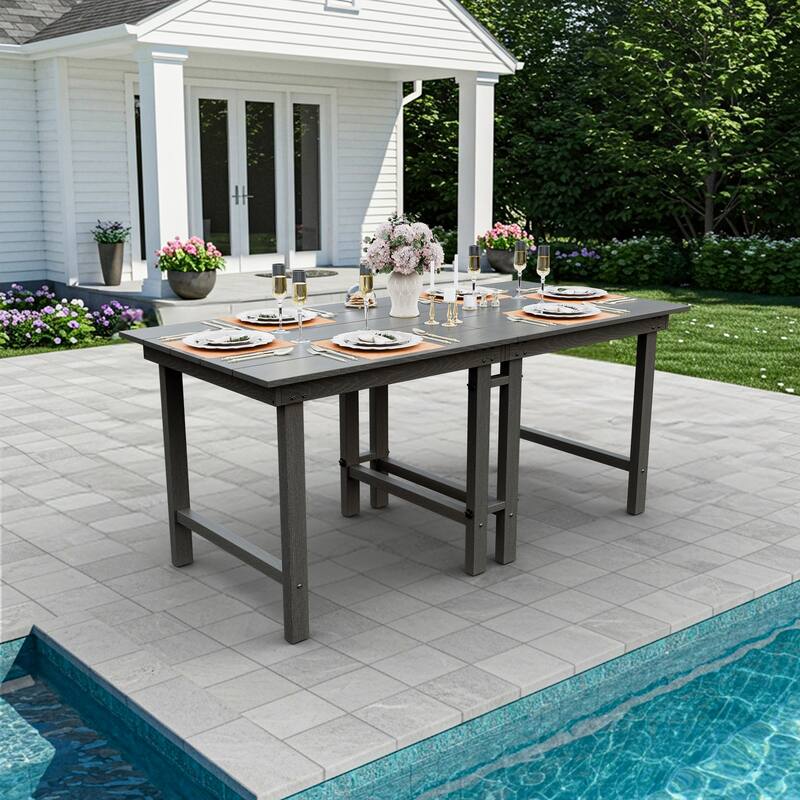 5 Piece HDPE Outdoor Dining Table Sets