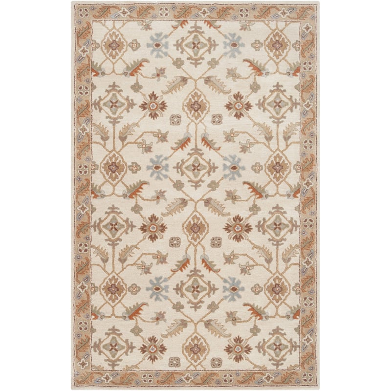 Livabliss Traditional Caesar Border Area Rug
