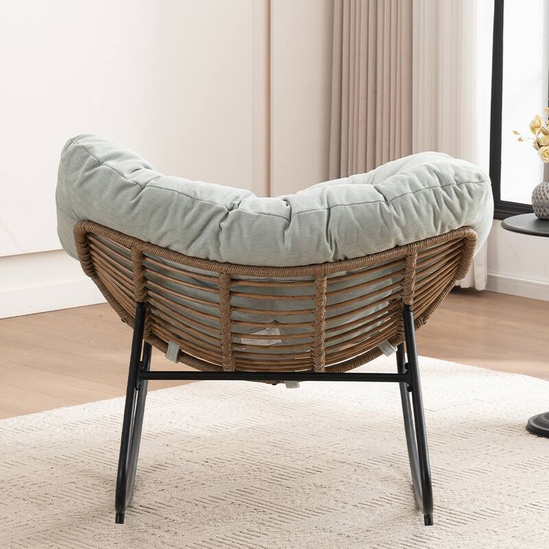 Upholstered Rocking Chair Accent Chair