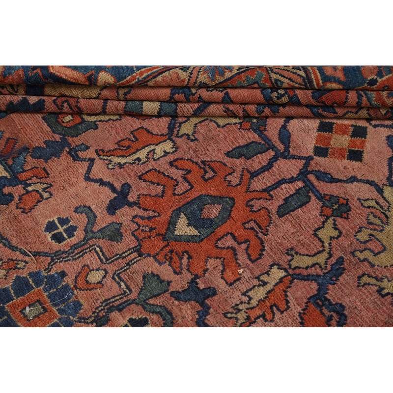 Pre-1900 Antique Sultanabad Ziegler Persian Wool Area Rug Hand-knotted - 10'2" x 12'2"