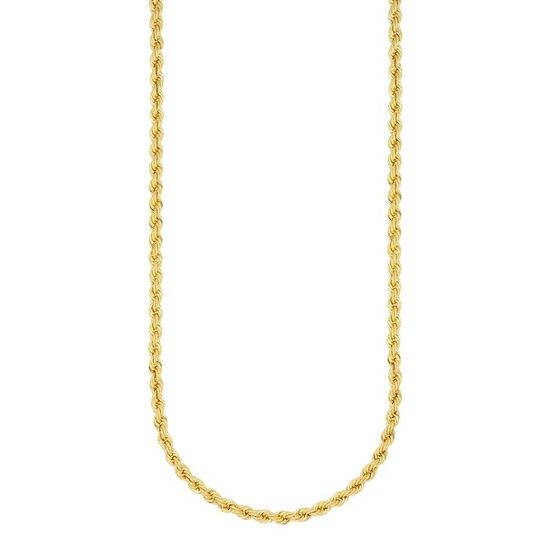 Gold and silver bonded rope chain