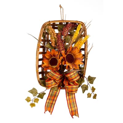Artificial Sunflower in Basket