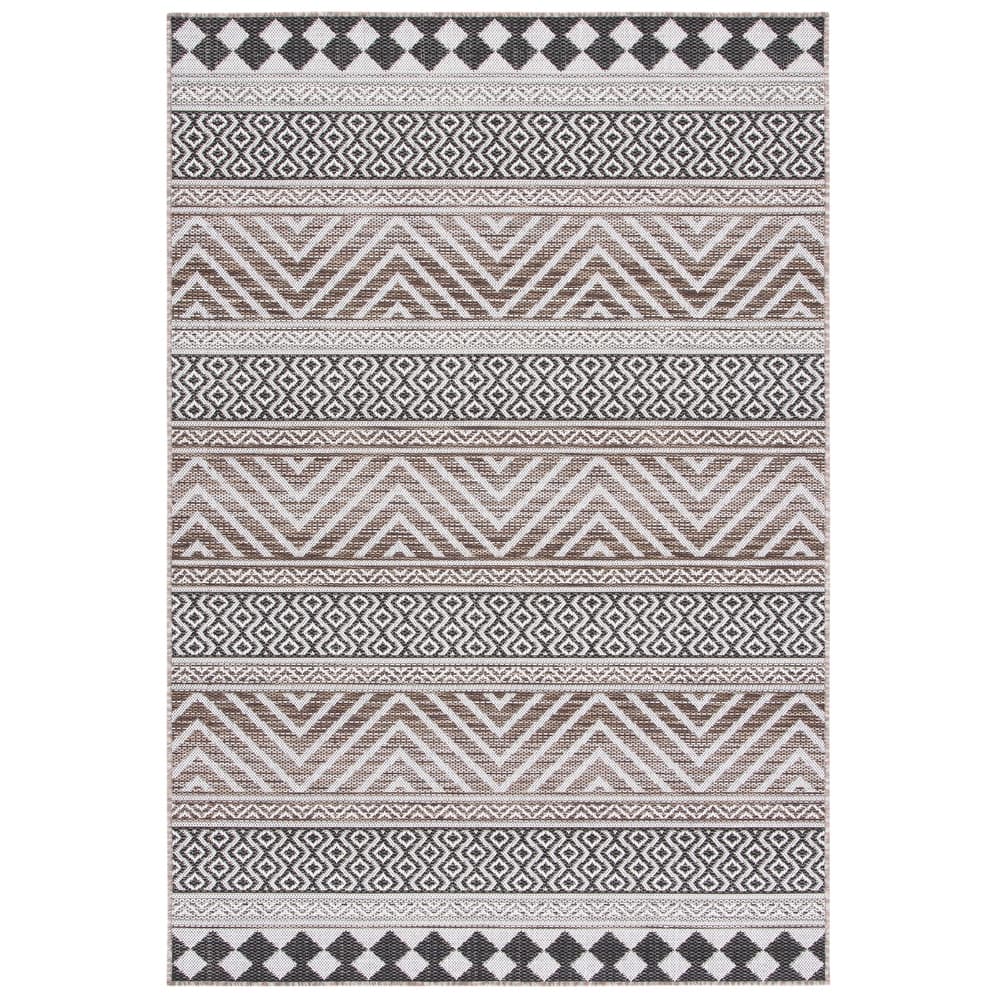SAFAVIEH Havana Malhildur Geometric Indoor/ Outdoor Waterproof Rug