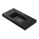 preview thumbnail 36 of 69, Dowell 18" FTB Resin Bathroom Vanity Basin 36Wx18Dx6H - Black