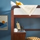 preview thumbnail 10 of 29, Walker Edison Twin Loft Bed with Desk