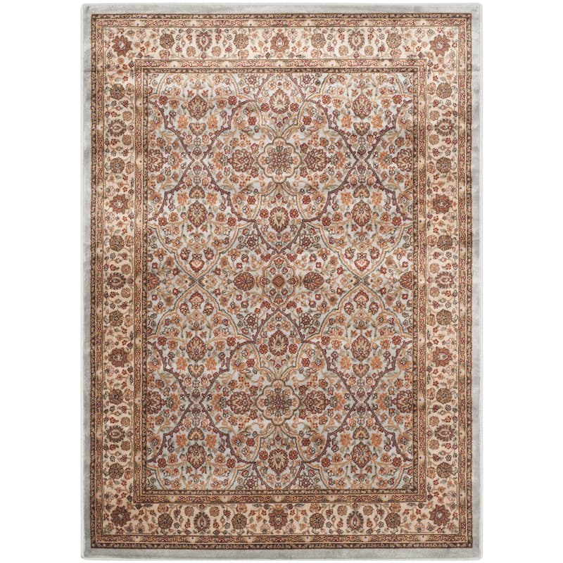 SAFAVIEH Persian Garden Rhea Vintage Boho Oriental Viscose Rug - 4' x 5'3" - Light Blue/Ivory