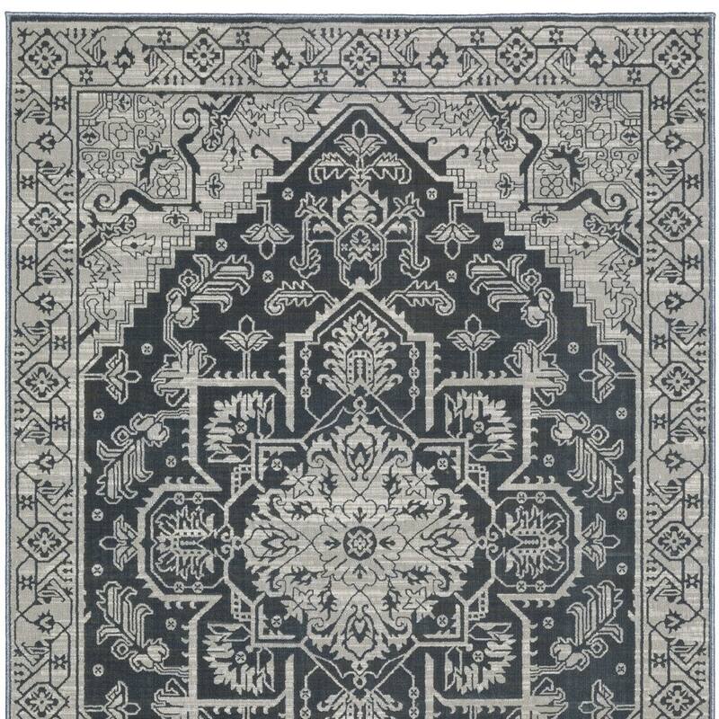 HomeRootsMedallion Traditional Runner Area Rug