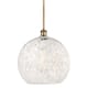 Option Brushed Brass / White Mouchette