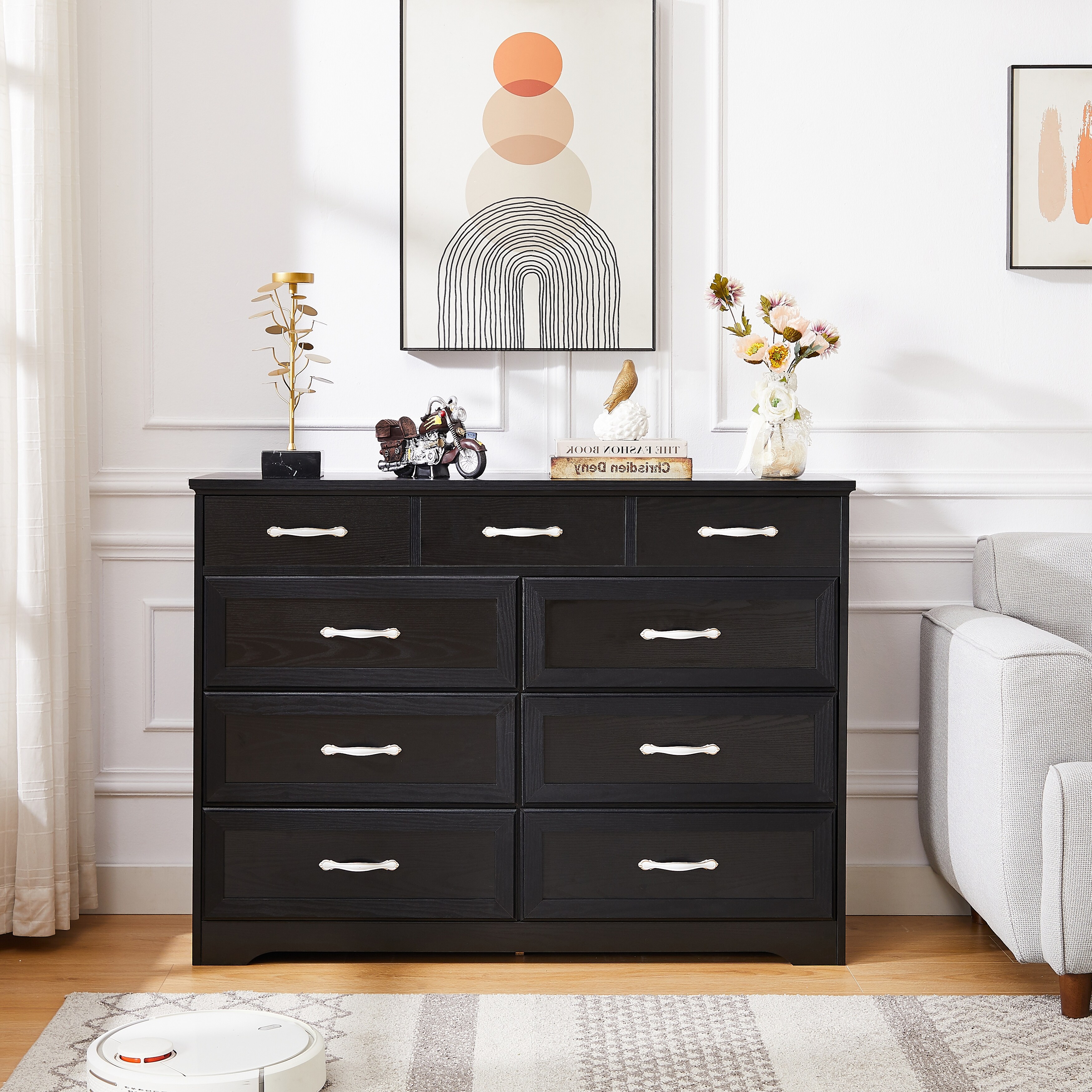 Double black dresser deals