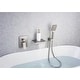 preview thumbnail 2 of 32, Waterfall Wall Mount Roman Tub Filler Faucet 3 Hole Single Handle Bathroom Bathtub Faucet with Hand Shower