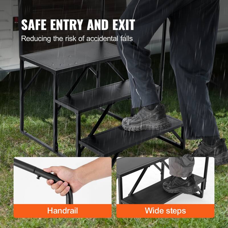 RV Steps for Safe Entry and Exit, RV, Trailer, Camper Steps